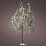 Lumineo 1.5m (5ft) Warm White Micro LED Green Foliage Twig Tree - 501124