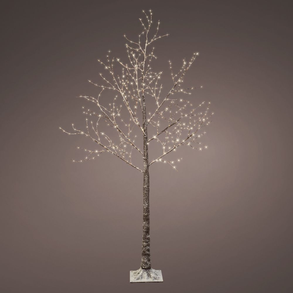 Lumineo 1.8m (6ft) Warm White Micro LED Brown Twig Tree - 541079