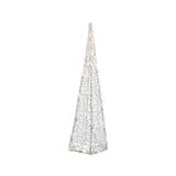 Lumineo 118cm Cool White LED Acrylic Pyramid