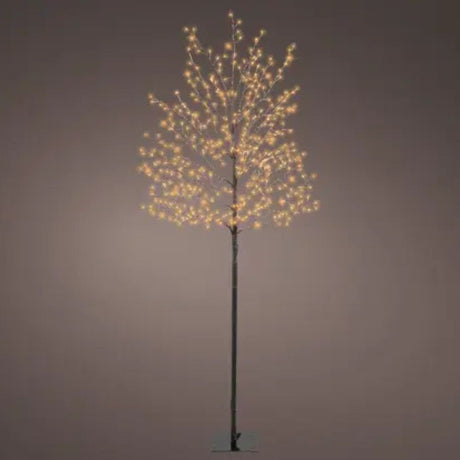Lumineo 150cm Classic Warm Micro LED Tree - Black Frame - 505325