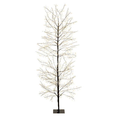 Lumineo 180cm Warm White Micro LED Black Twig Tree - 500646