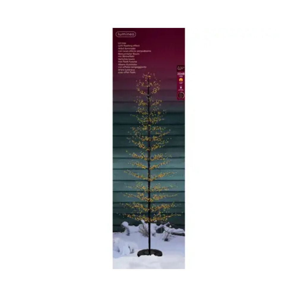 Lumineo 2.7m Classic Warm Micro Led Black Tree - 501949