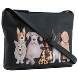 Mala Leather Black Kennel Crew Crossbody Bag