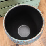 Mica Decorations 28cm Turquoise Loren Round Pot