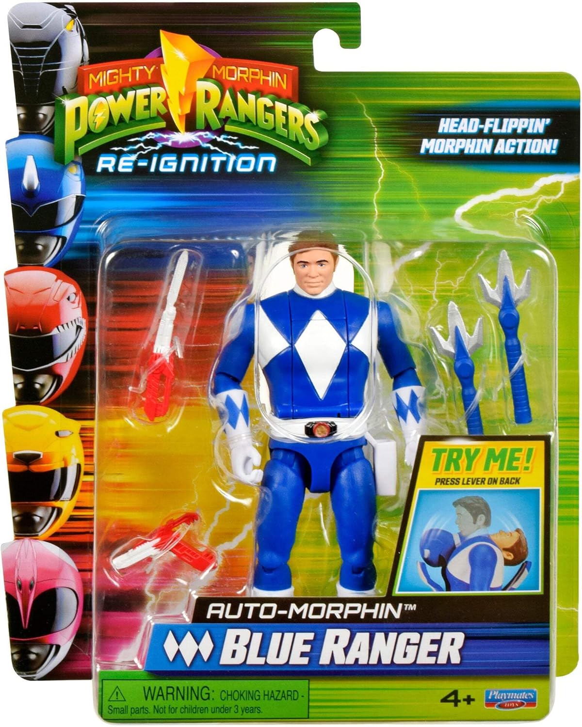 Mighty Morphin Power Rangers Auto Morphin Ranger Figure Assorted (Red in stock)