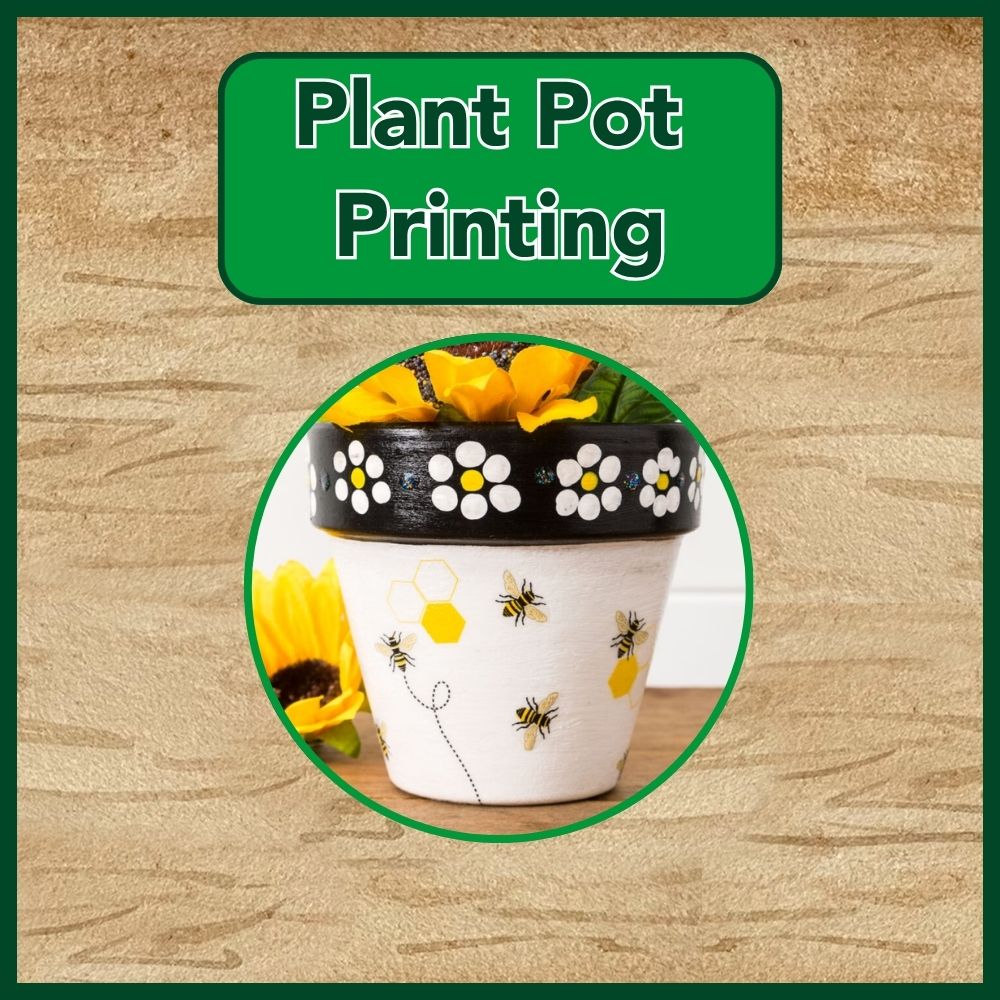 Summer of Fun -  Plant Pot Printing - 4th August