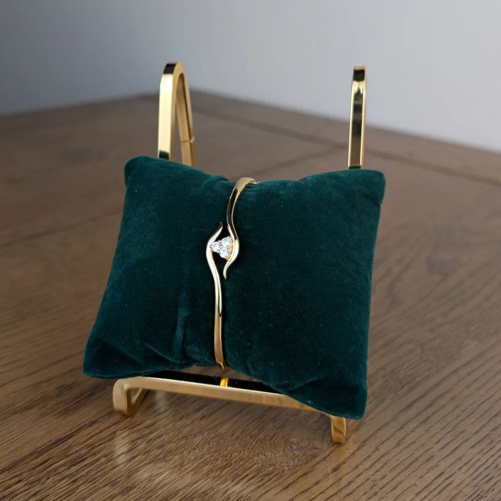 Nudie Jewellery Gold & Diamond Avalon Bangle