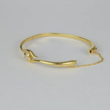 Nudie Jewellery Gold & Diamond Avalon Bangle