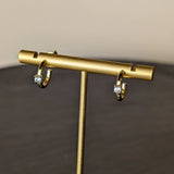 Nudie Jewellery Gold & Diamond Avalon Hoop Earrings