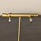 Nudie Jewellery Gold & Diamond Avalon Hoop Earrings