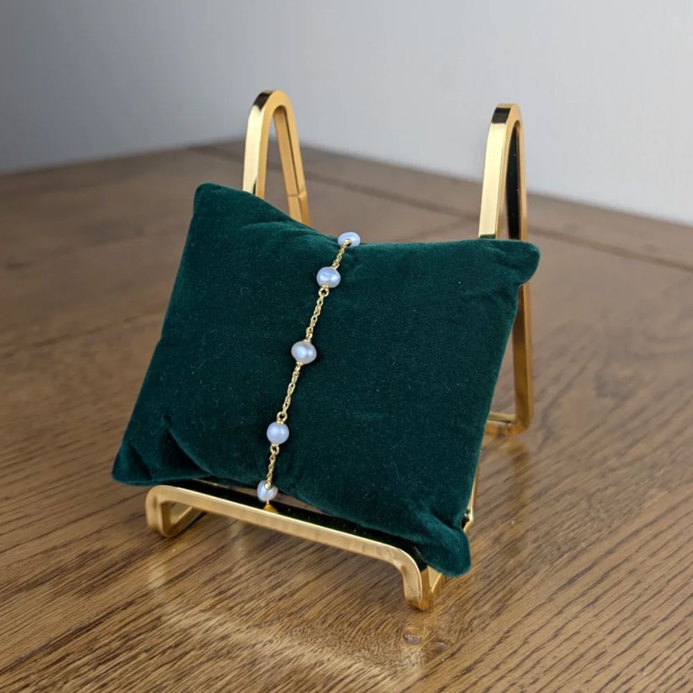 Nudie Jewellery Gold & Pearl Maris Bracelet