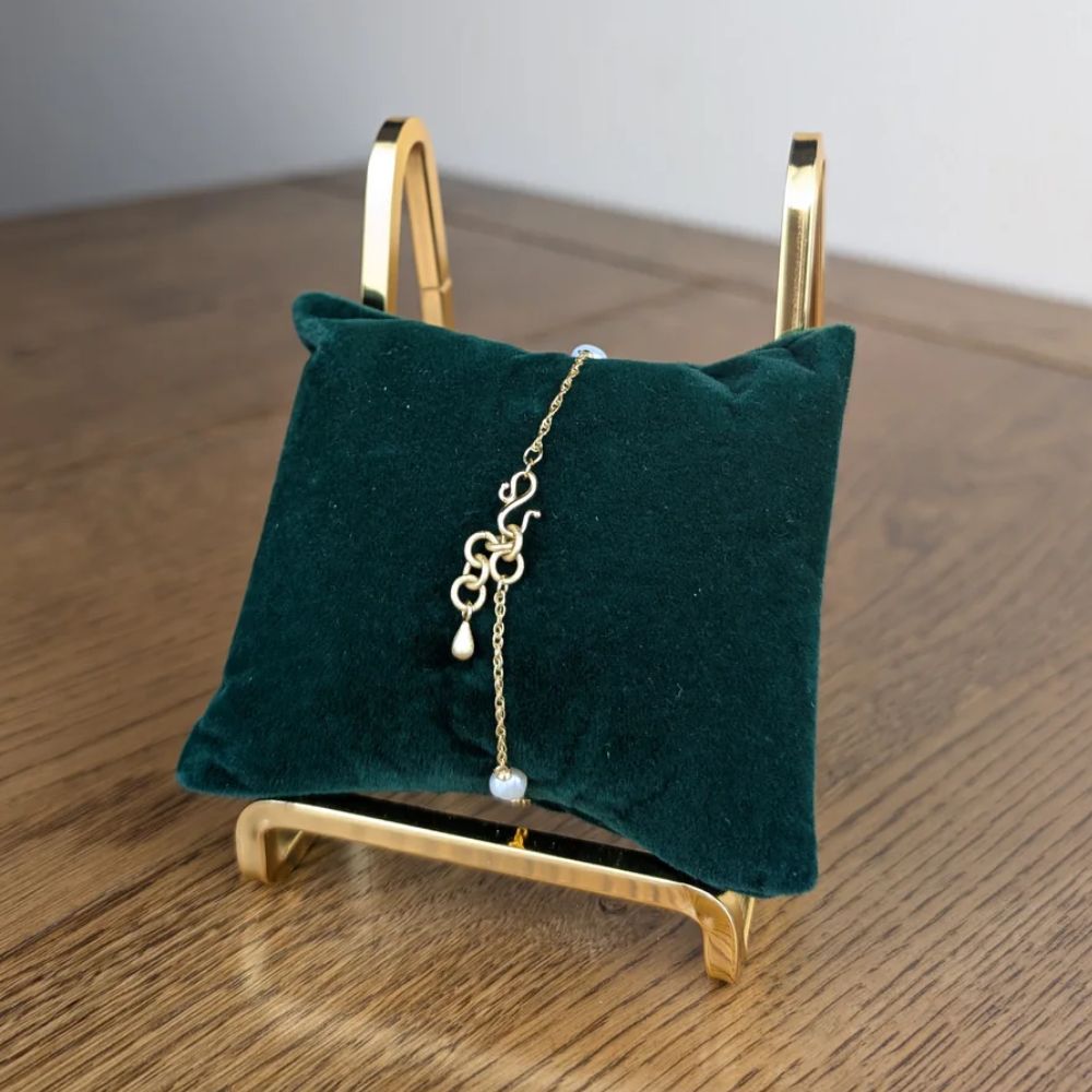 Nudie Jewellery Gold & Pearl Maris Bracelet