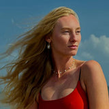 Nudie Jewellery Gold & Pearl Maris Earrings