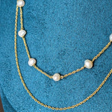 Nudie Jewellery Gold & Pearl Maris Necklace
