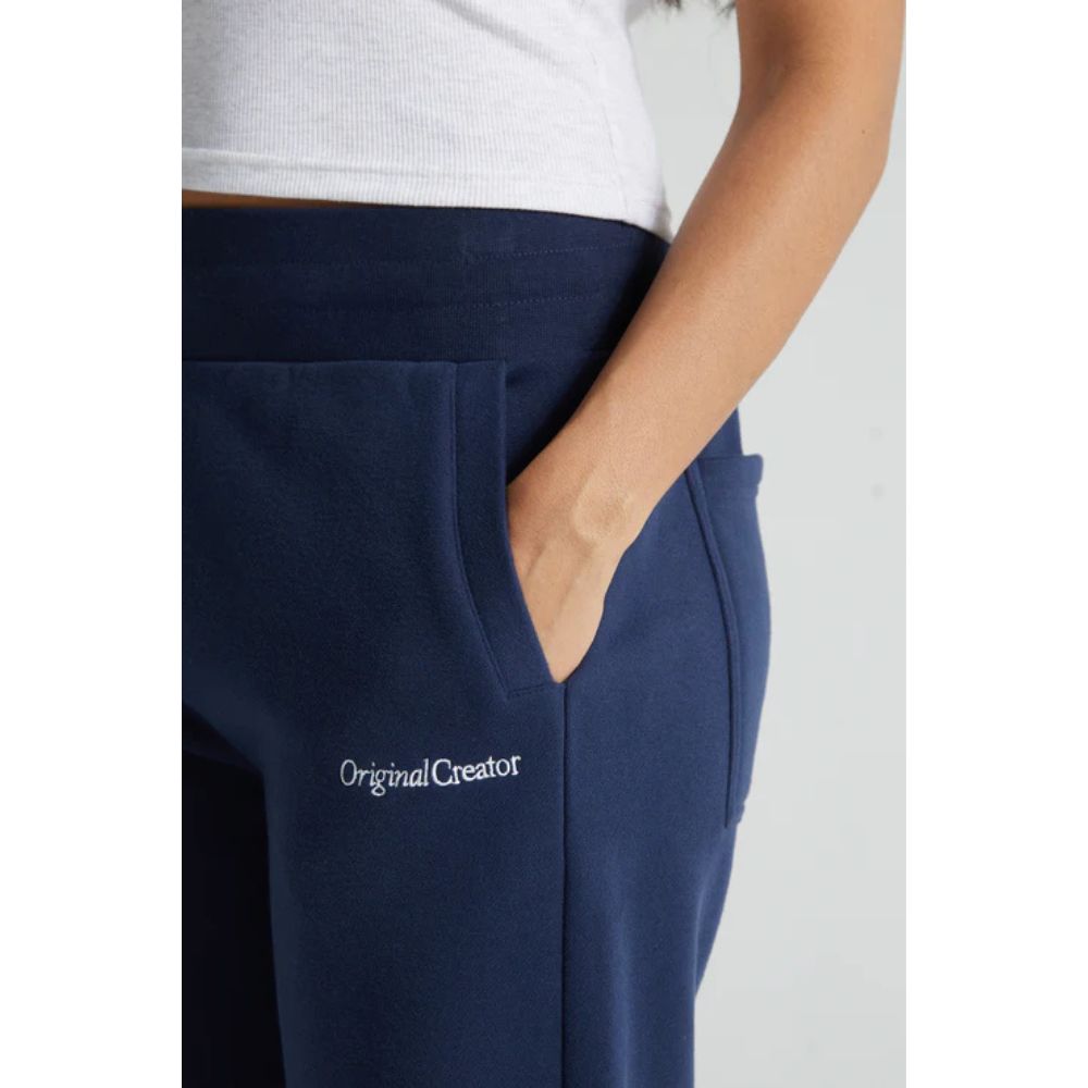 Original Creator Wide Leg Joggers - Midnight Blue