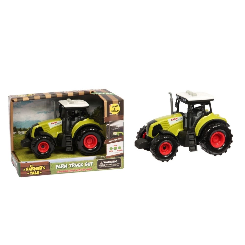 Otterdene 18cm Small Light & Sound Tractor Toy