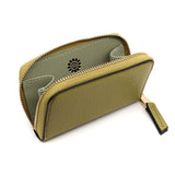 POM Olive Faux Leather Mini Coin Purse
