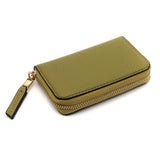 POM Olive Faux Leather Mini Coin Purse
