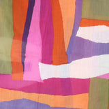 POM Orange Mix Abstract Cotton Scarf
