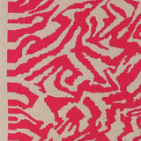 POM Raspberry Mix Recycled Blend Animal Stripe Snood