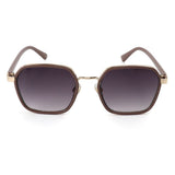 POM Recycled Geo Metal Frame Sunglasses