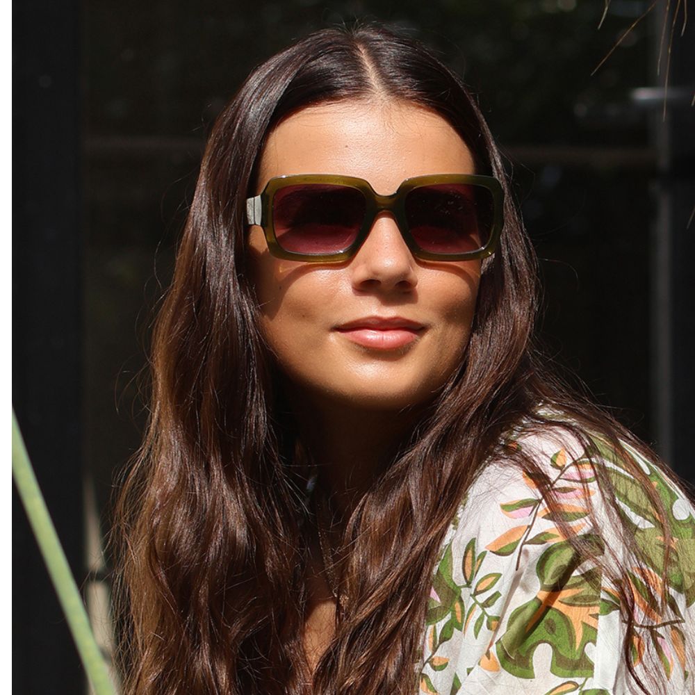 POM Recycled Olive Frame Sunglasses