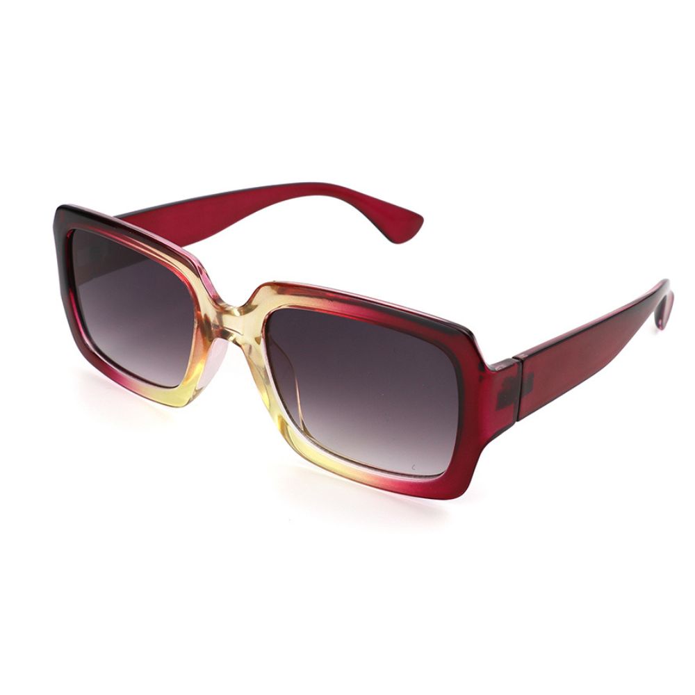 POM Recycled Red & Lemon Frame Sunglasses