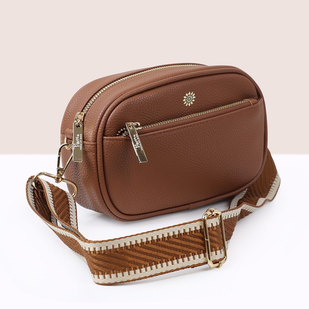 Mirror Vegan Leather Top Handle Camera Clutch Bag main image 0