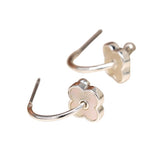 POM Quatrefoil C-Hoop Earring - Silver