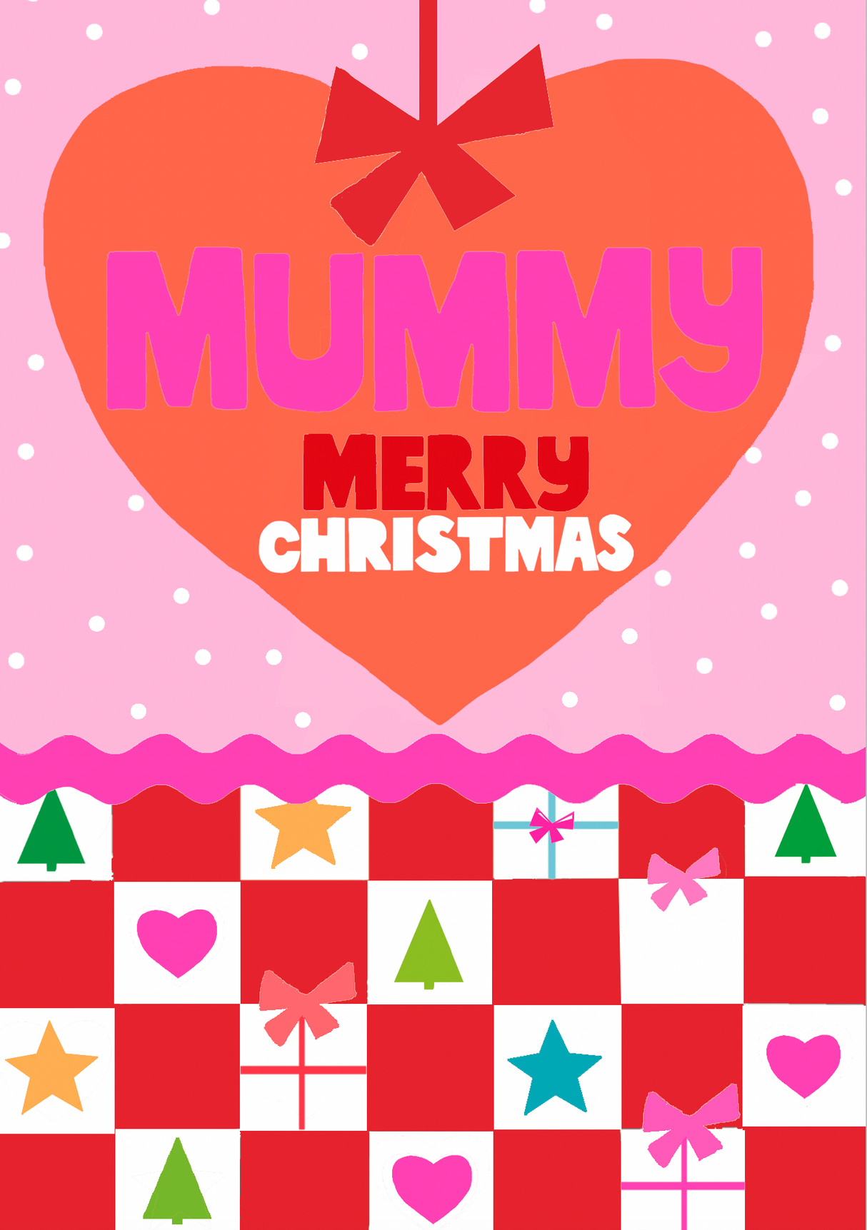 Woodmansterne Mummy Heart Christmas Card