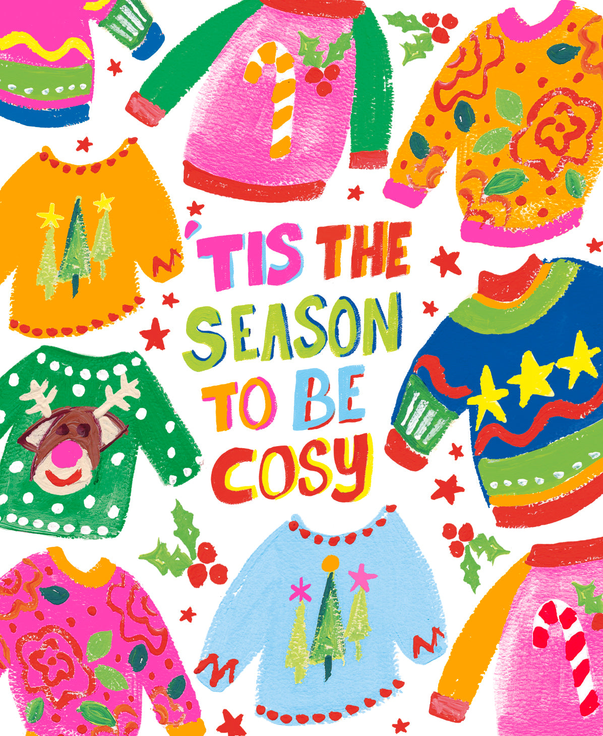Woodmansterne Tis the Season to be Cosy Christmas Card