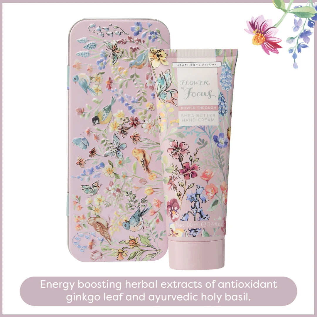 Flower of Focus 100ml Power Through Hand Cream in Tin - FG2297