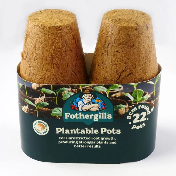 Fothergils 8cm Plantable Pots - 22 Pack