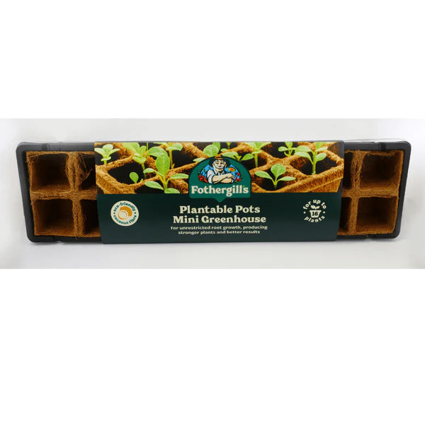 Mr Fothergill's 16 Plantable Pots Greenhouse Kit Refills
