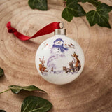 Portmeirion Wrendale Animals Gathered Round Christmas Bauble