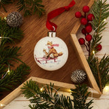 Portmeirion Wrendale Fox Sleigh Ride Christams Bauble