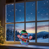 Premier 30cm USB Snowman Infinity Mirror Decoration