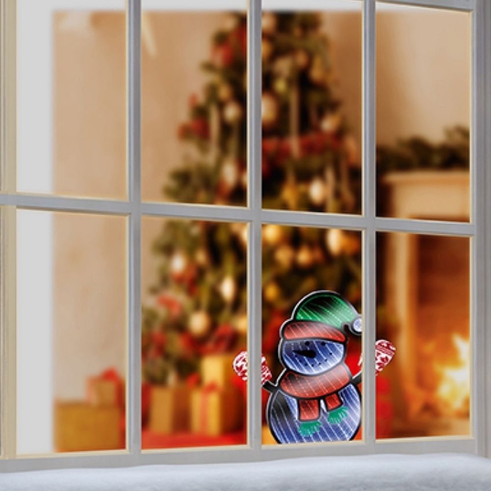 Premier 30cm USB Snowman Infinity Mirror Decoration