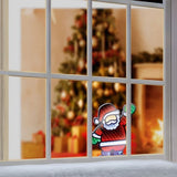 Premier 30cm USB Waving Santa Infinity Mirror Decoration