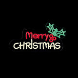 Premier 45cm Lit Neon 'Merry Christmas' Hanging Sign