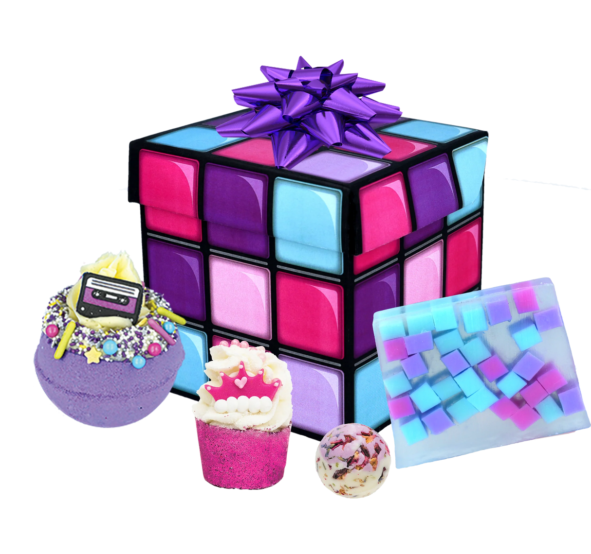 Bomb Cosmetics Retro State of Mind with Bow Gift Pack