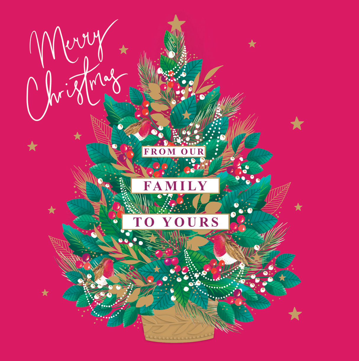 Woodmansterne All of You - Christmas Tree Card