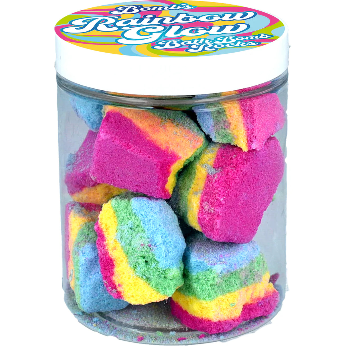 Bomb Cosmetics Rainbow Glow Bath Rocks