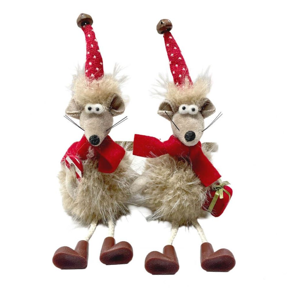 Richard Langs Christmas Sitting Mouse (Choice of 2)