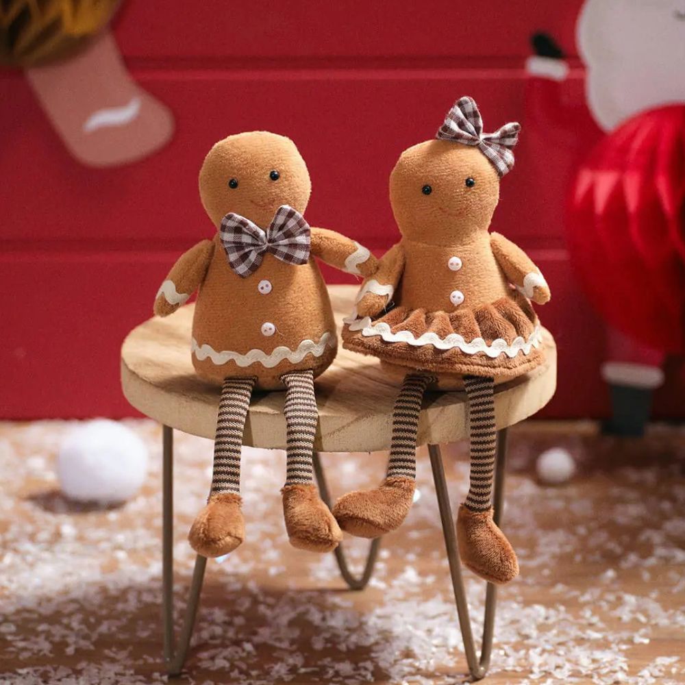 Richard Langs Festive Fun Gingerbread Shelf Sitter (Choice of 2)