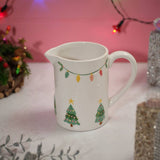 Richard Langs Kitschmas Large Ceramic Christmas Tree Embossed Jug