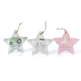 Richard Langs New Baby Mini Farm Ceramic Star Hanger Decoration - (Choice of 6)