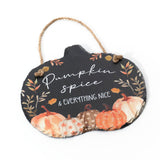 Richard Langs Pumpkin Spice & Everything Nice Slate Hanger
