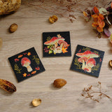 Richard Langs Toadstool Mushroom Slate Coasters - (Choice of 3)