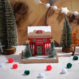 Richard Langs Christmas Wonderland Santa's Toyshop Wooden Block Ornament